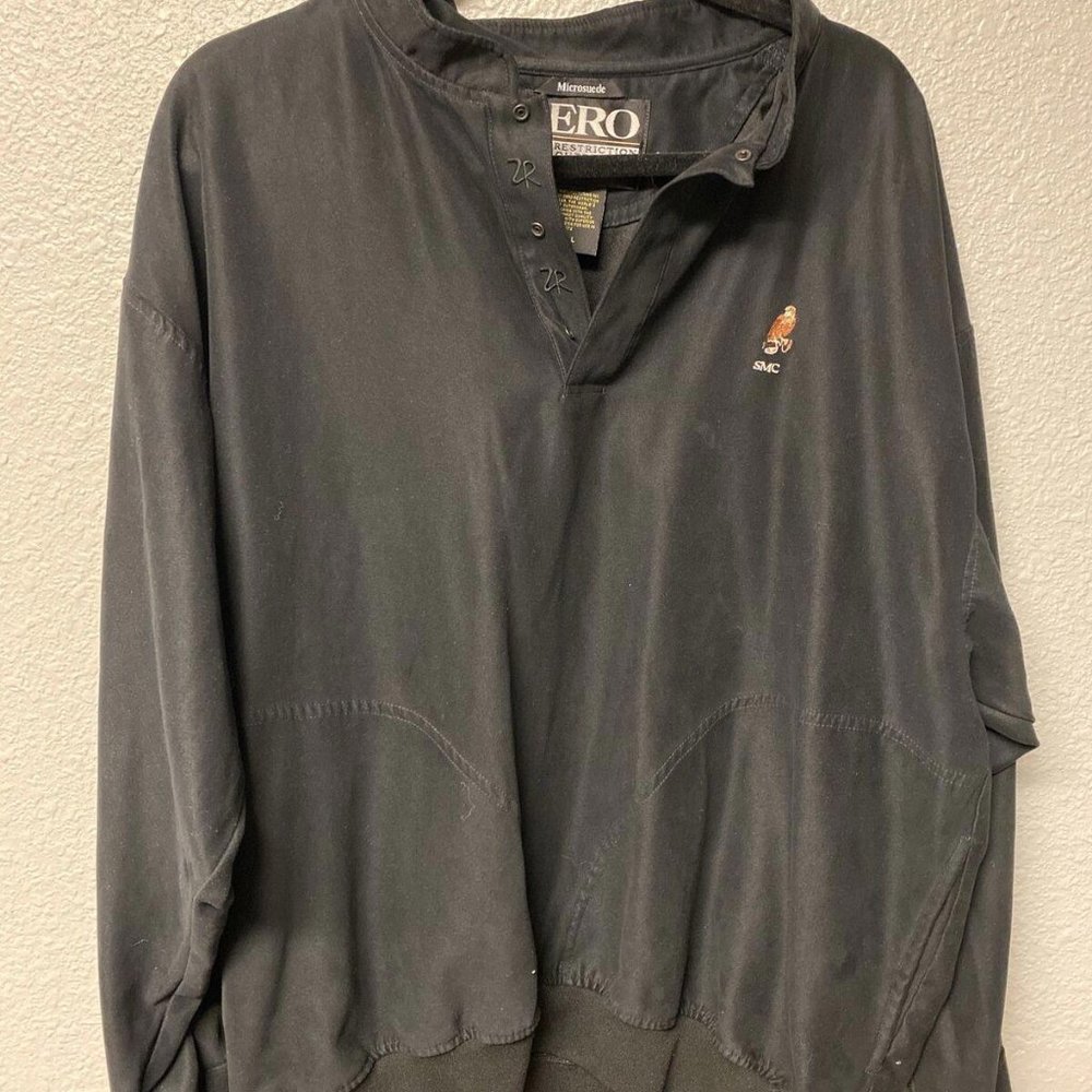 Zero Restriction USA ZR Microsuede Long Sleeve Mens Large Golf Jacket Pullover